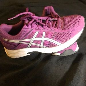 Purple ASICS Gel-Contend 4 with OrthoLite insoles
